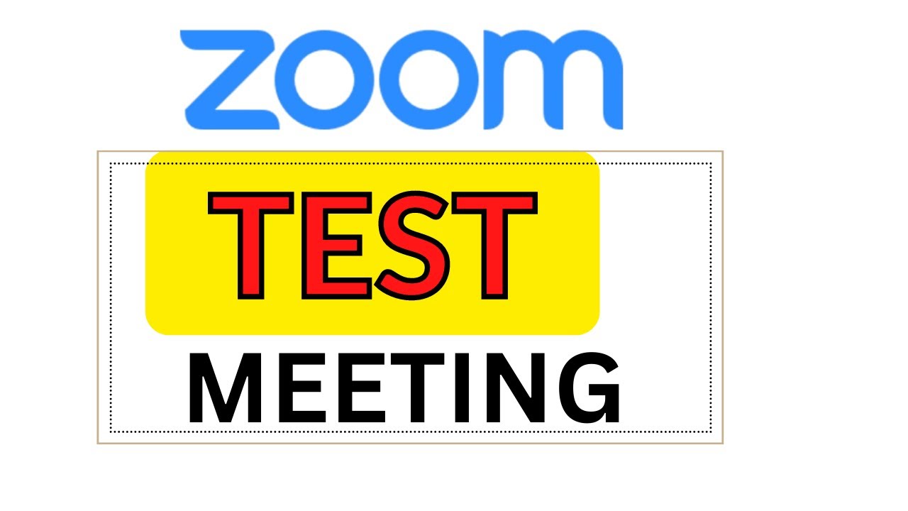 zoom test meeting no sound