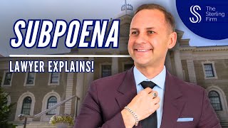 ⚖️ What Is The SUBPOENA Power? | Lawyer Explains! #law #subpoena by Lawyer Tips by The Sterling Firm #lawyer 197 views 6 months ago 1 minute, 37 seconds