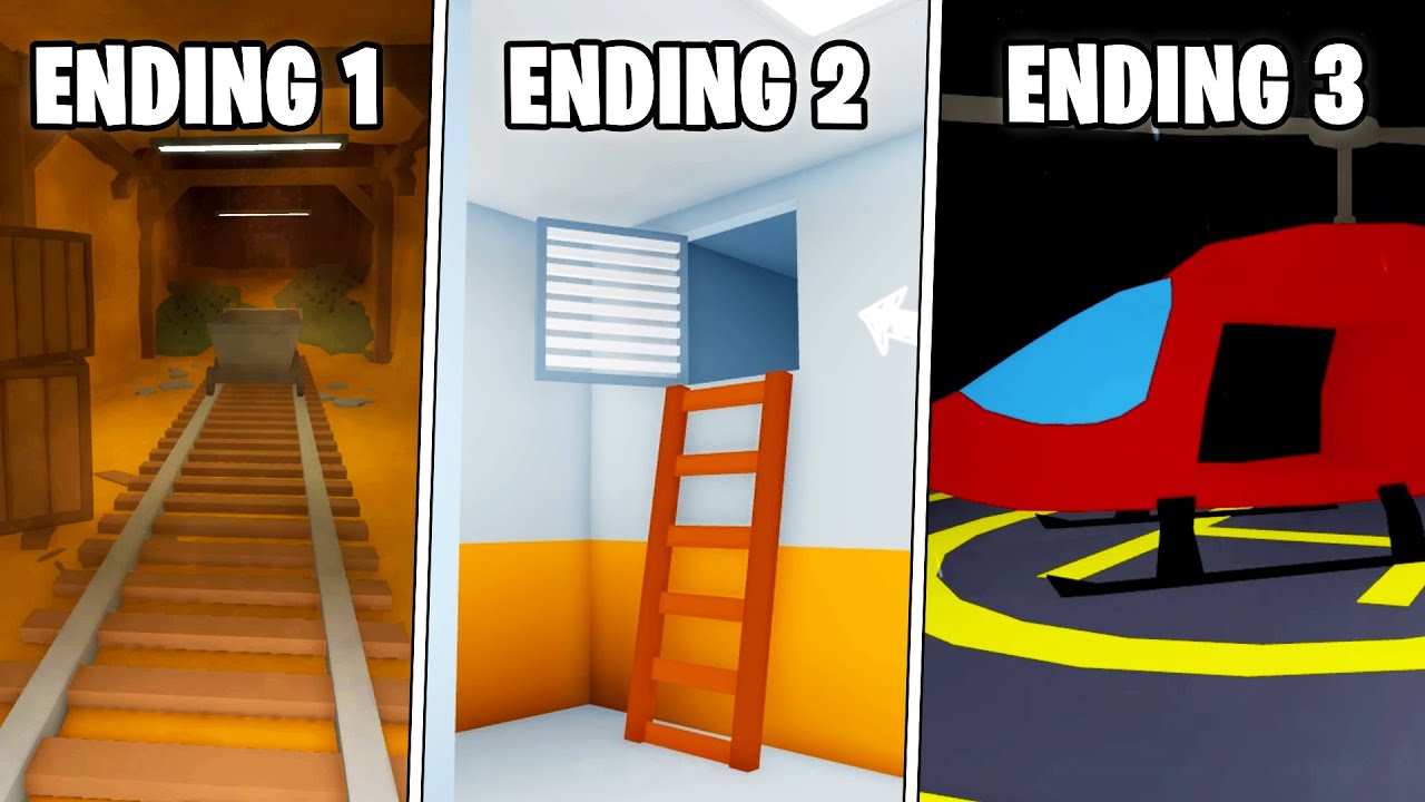 Dig to Escape Roblox - All Endings | Roblox Speedrun