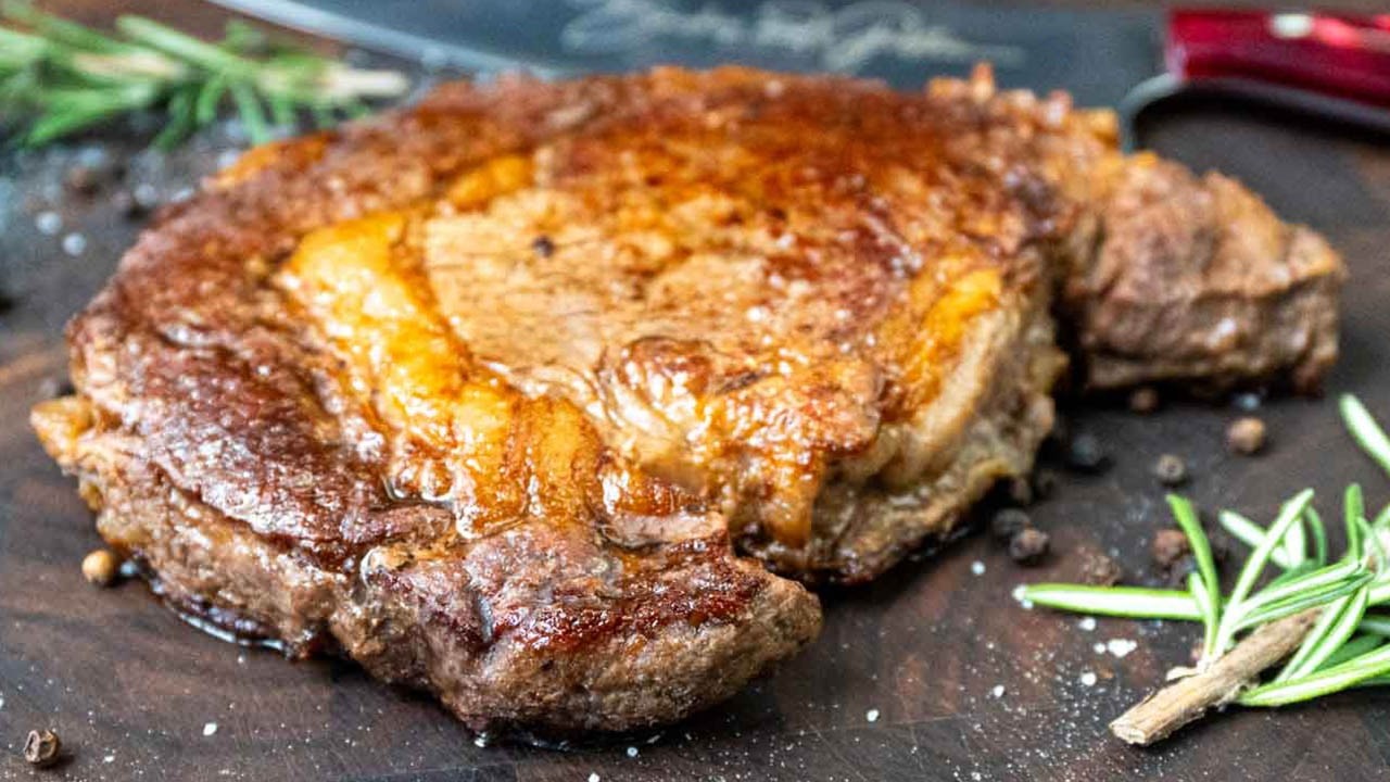Steakhouse Ribeye at Home