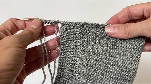 Button Band - Italian Cast On