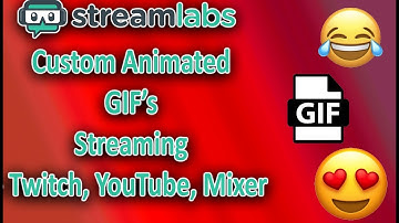 How to make a custom gif (of yourself) with music - StreamLabs Alerts - Follow, Donation, Subs, etc