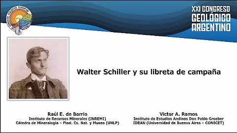 Walter Schiller y su libreta de campaa