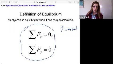 phys2A ch4.11 Equilibrium Applications of Newton