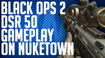 Black Ops 2: DSR-50 Sniping Gameplay on Nuketown 2025!
