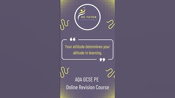 AQA GCSE PE Revision Course: