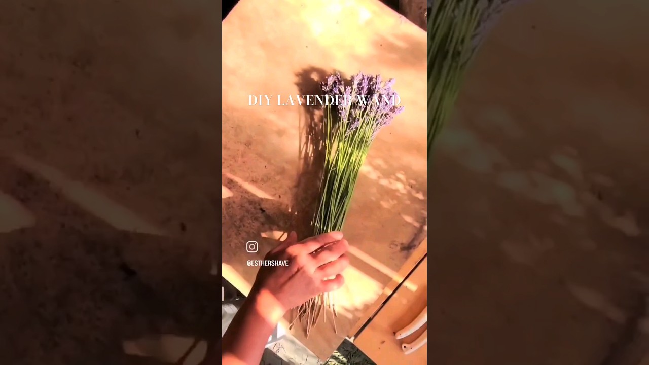 Diy Lavender Wand 