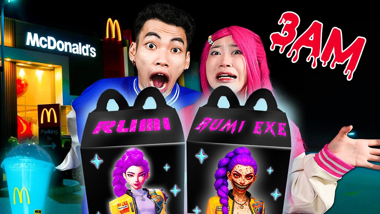 DO NOT ORDER KPOP DEMON HUNTERS HAPPY MEAL AT 3AM!! (FULL MOVIE)