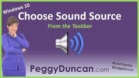 Shortcut to Choose Sound Source (Audio Output) From Your Taskbar (Windows 10)
