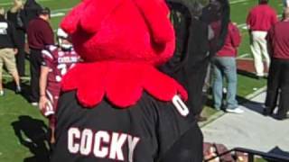 Gamecock mascot rejects Clemson fan child (USC v Clemson 2009)