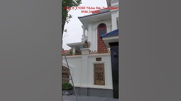 Cổng nhôm đúc Hải Dương