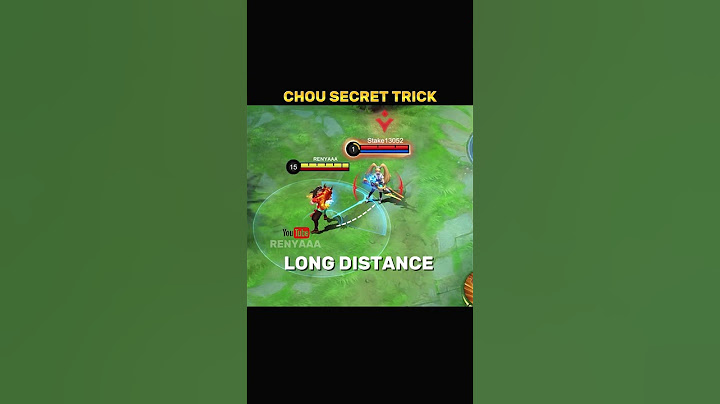 ✅ Chou Secret Trick Tutorial by Renyaaa