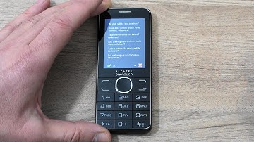 Alcatel OT 2007X hard reset