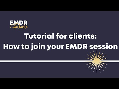 EMDRRemote.com - How a client connects with their therapist (and troubleshooting tips).