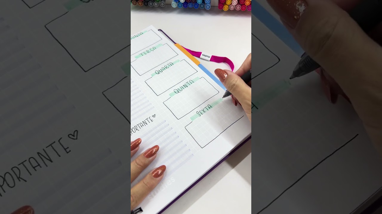 Planejamento semanal - como fazer e usar