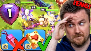 7 SWAG SPELLS vs STARS BASE and HEALING TOME REPLACED RAGE GEM in my RANK 1 PUSH in Clash of Clans