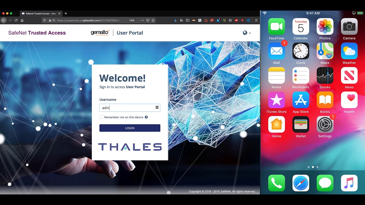 Adaptive access and step-up authentication with Thales SafeNet Trusted Access