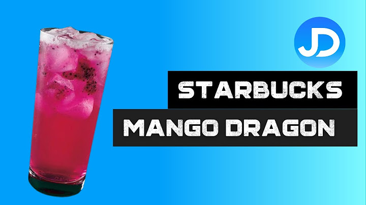 Is there caffeine in mango Dragonfruit refresher?