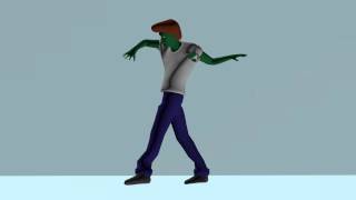 Surf Zombies animation walk cycle zombie walk4