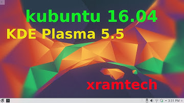Kubuntu 16.04 - KDE Plasma 5.5