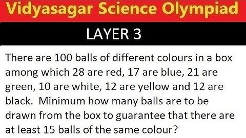 #VSO107, Layer 3, MODEL Question, Vidyasagar Science Olympiad, Mathematics,