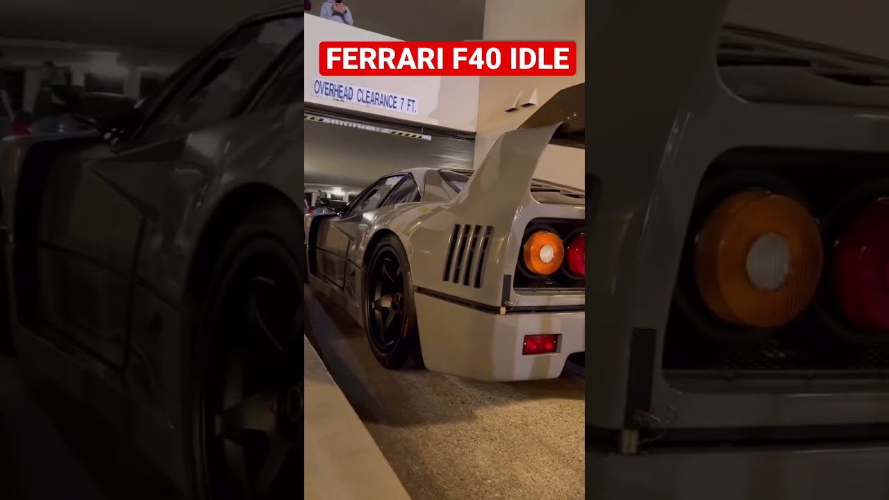 Ferrari F40 Straight Piped 🔥