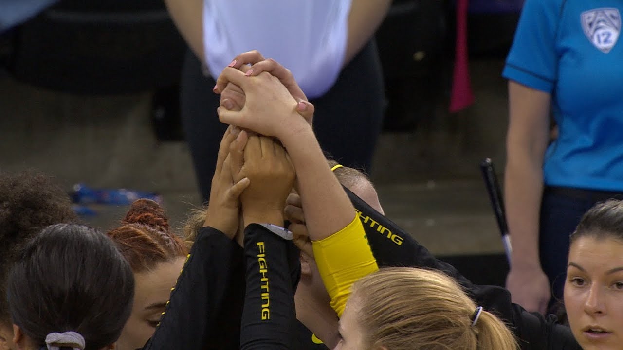 Recap Oregon women's volleyball fights past Washington in five sets