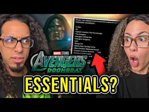 The OFFICIAL Avengers Doomsday Essentials list