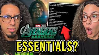 The OFFICIAL Avengers Doomsday Essentials list