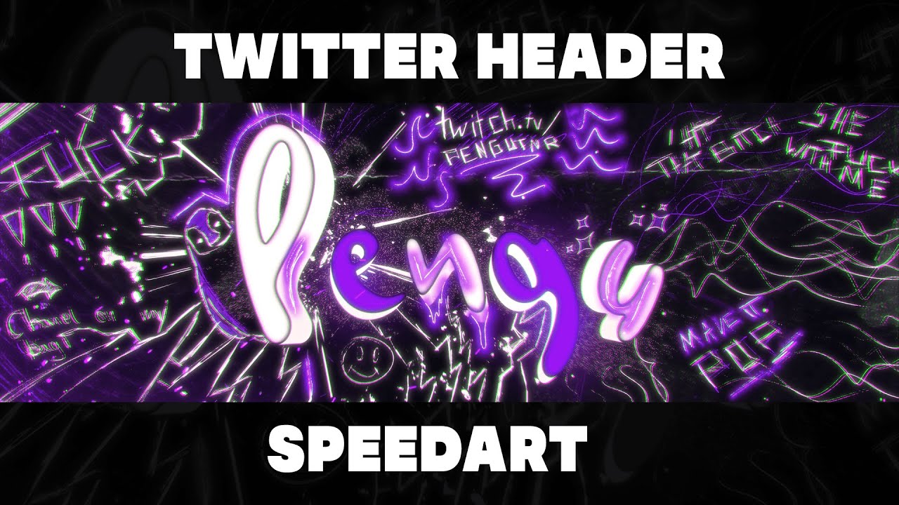 Abstract Header speedart