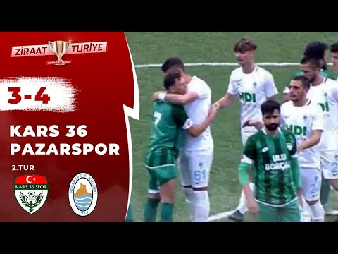 Kars 36 3-4 Pazarspor Maç Özeti (Ziraat Türkiye Kupası 2.Tur Maçı) 10.09.2019