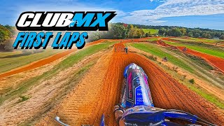 FIRST LAPS At CLUBMX - Learning Practice Track