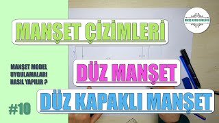 Manşet Çeşitleri (Düz Manşet Ve Düz Kapaklı Manşet) [10]