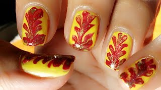 toothpick easy nail beginners marble drag