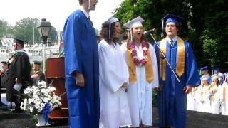 St. Mary's 2011 Commencement, National Anthem and Pledge
