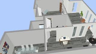 Suite B 3D View - Berland Professional Building