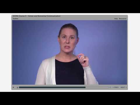 DCMA 3: Verbal and Nonverbal Communication (Course Preview)