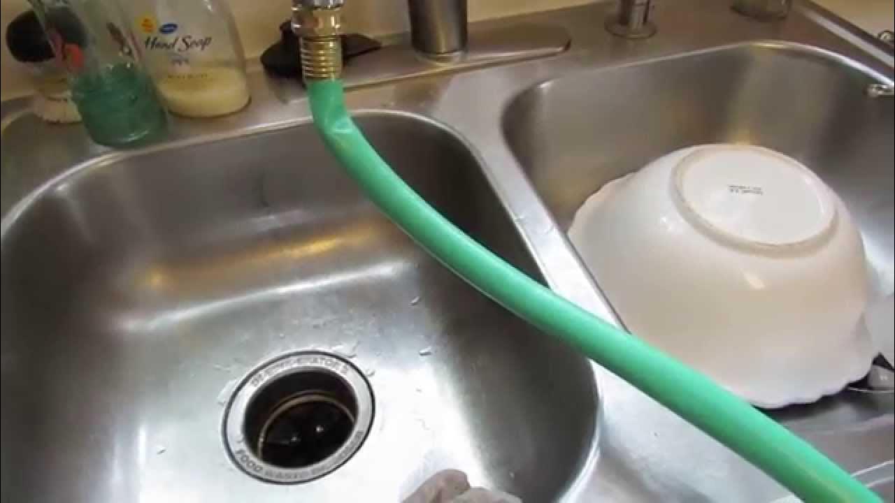 How To Hook A Garden Hose To A Kitchen Faucet
