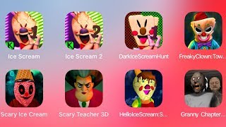 Ice Scream,Ice Scream 2,Dark Ice Scream Hunt,Freaky Clown Town,Scary Ice Scream,Scary Teacher 3D, screenshot 5