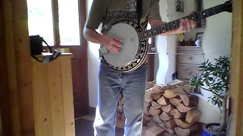 Deering Boston 6 String Banjo B6 filmed with Zoom Q3