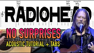 No Surprises - Radiohead (Chords Guitar Lesson + Tab)