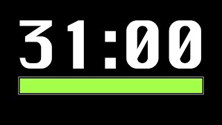 31 Minute Timer [ Progress Bar ] - 4K 60 FPS
