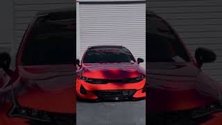 Widebody Kia k5 Red Wrap  Modded