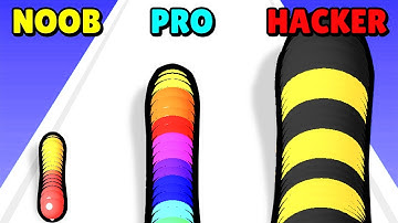 NOOB vs PRO vs HACKER - Gummy Worm Go