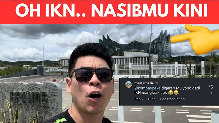 IKN KATANYA MANGKRAK, SAYA BUKTIKAN SENDIRI !!