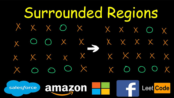 Surrounded Regions | Leetcode #130