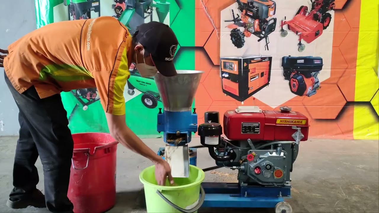 MESIN CETAK PELET PAKAN TERNAK KAPASITAS HINGGA 200 KG/JAM | MAHKOTA MPM-150 B