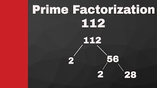 Prime factorization of 112 and 121