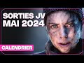 Toutes les sorties jeux mai 2024