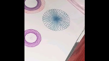 #spirograph #drawing #satisfying #spirography #design #diy #spiroart #designart #reelsvideo
